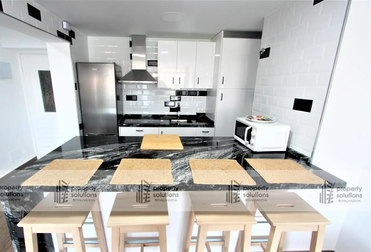 508 Piscis: Mountain-View Apartment with Pool Benalmadena 0*,  Spain