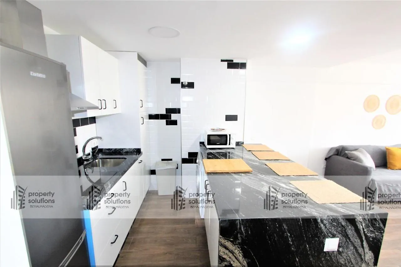 508 Piscis: Mountain-View Apartment with Pool Benalmadena Spain