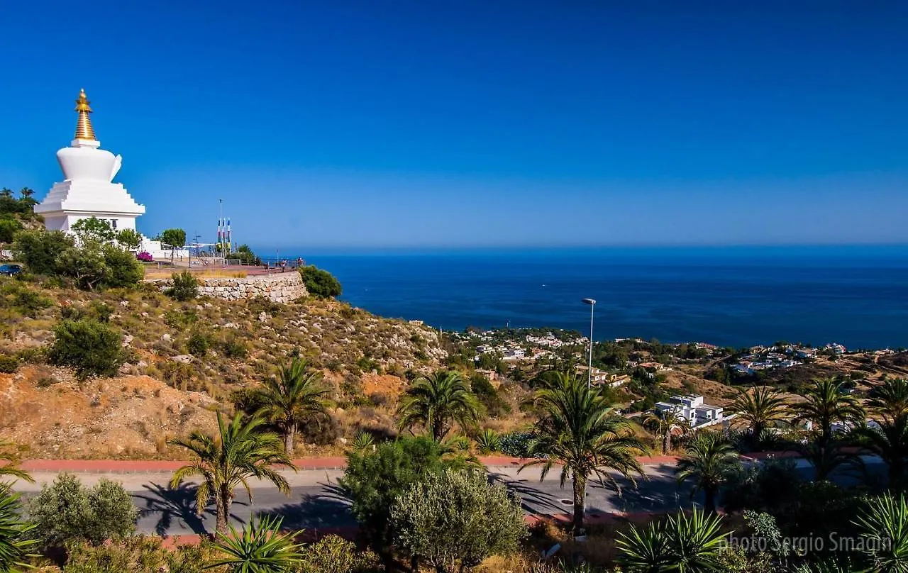 508 Piscis: Mountain-View Apartment with Pool Benalmadena 0*,